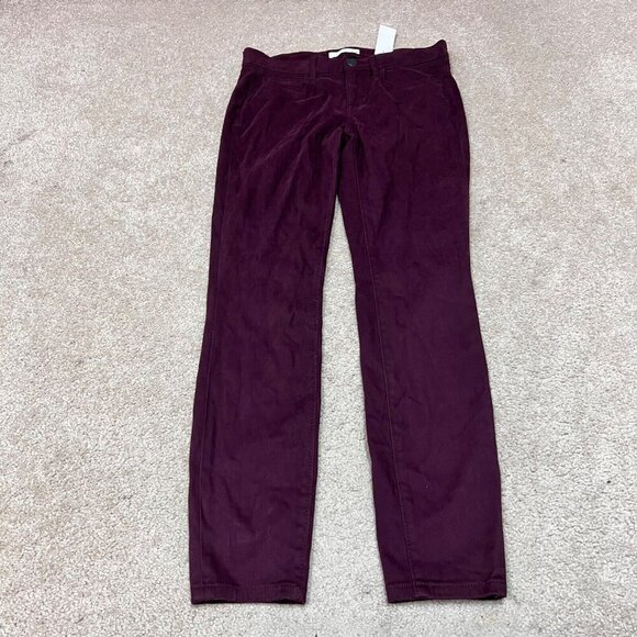 Loft Jegging Red Pockets Women’s Size 0 NWT - Picture 1 of 12
